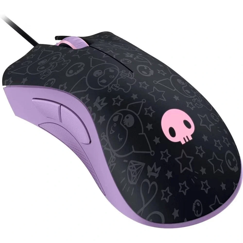 New! Razer DeathAdder Essential Goliathus Gaming Mouse Mat Bundle Kuromi Edition